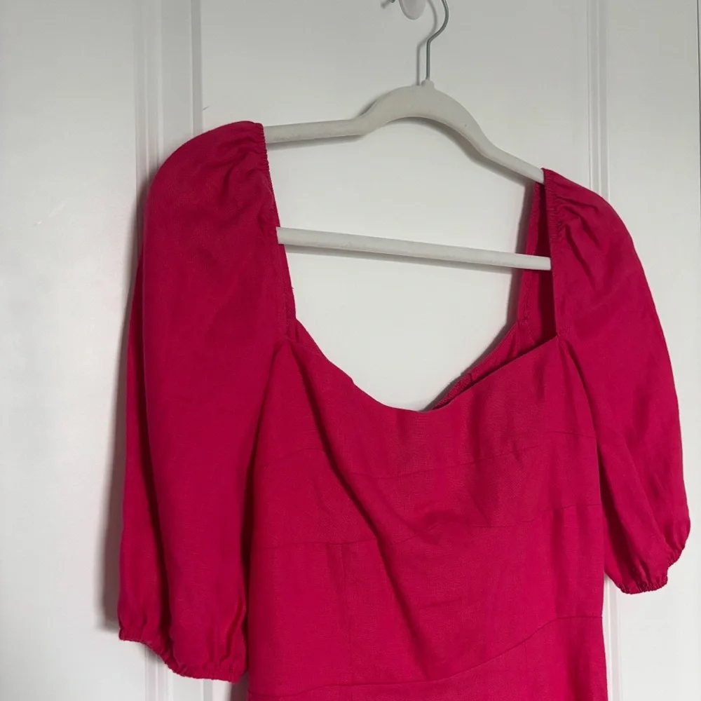 Reformation Belgium Linen Dress Midi Corvette - Picture 6 of 6
